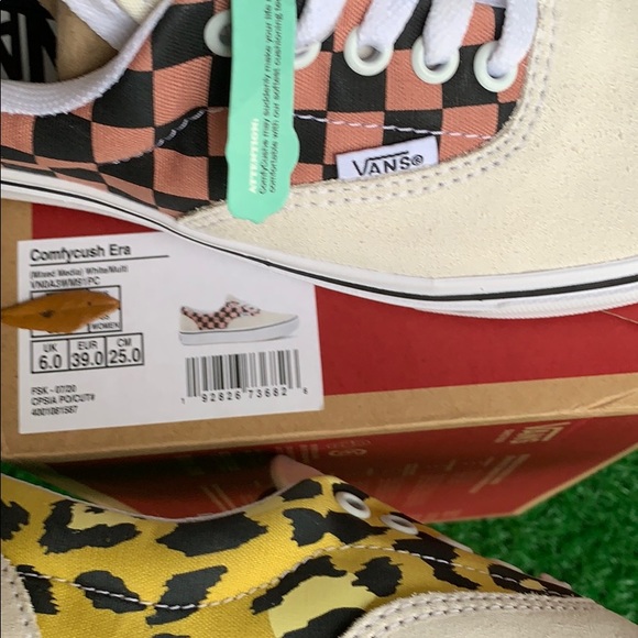VANS COMFYCUSH ERA MIXED MEDIA WHITE/MULTI WMNS - Picture 16 of 16